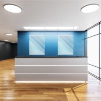 Hangerscreens - Lightweight Transparent Screens Providing Protection Against Viruses 1500x700mm