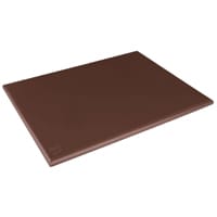 Hygiplas Thick Low Density Brown Chopping Board Large 600x450x20mm