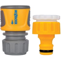 Hozelock 2071 Threaded Tap & Soft Touch Hose End Connector Set