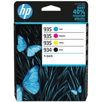 HP 934 Black / HP 935 CMY Original Ink Cartridge (Pack of 4) 6ZC72AE