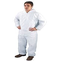 HPC Non-Woven Overalls Medium White Work Coveralls DC03