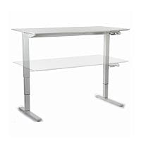 HumanScale Float Height Adjustable Sit Stand Desk White Top & Base W1200x600mm