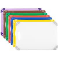 Hygiplas Commercial Grip Chopping Board Set 458x306x12mm (Pack 7)