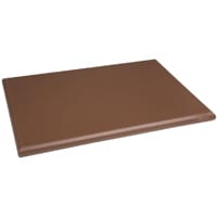 Hygiplas Thick High Density Brown Chopping Board Standard 450x300x25mm