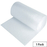 Jiffy Small Cell Clear Bubble Wrap Roll 1200mm x 75m 