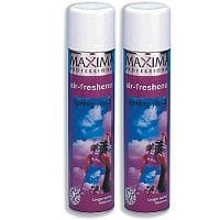 Maxima Pack of 2 Spring Air Freshener Spray Can 330ml CPD97320