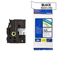 Brother TZ261 P-touch TZ Tape 36mm x 8m Black on White