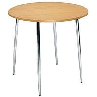 Ellipse 4 Leg Circular Cafe Table Beech