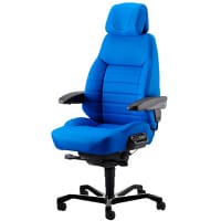 Kab Seating ACS 24/7 Office Chair - High Back - Available In Fabric Or Leather Trim Options - Weight Tolerance 200kg