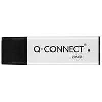 Q-Connect Black/Silver USB 3.0 High Performance 256GB Flash Drive KF11510
