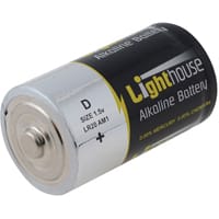 Lighthouse D LR20 Alkaline Batteries 14800 mAh (Pack 2)