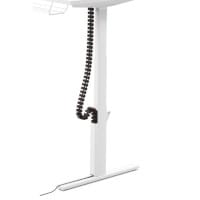 Flexible Cable Management Spine - Pack of 2 - For Leap Height Adjustable Bench Desks Black