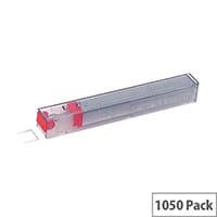 Leitz LZ5583 Heavy Duty Staple Cartridge 12mm Red 1050 Staples