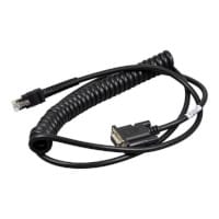 Zebra CBA-R71-C09ZAR serial cable Black 2.8 m RS232 DB9