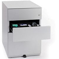 Bisley Note 3 Drawer Grey Desk Pedestal
