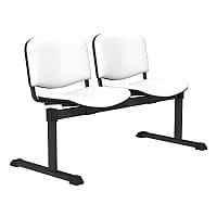 OI Series 2-Seater Bench With Vinyl Upholstered Seat White L022