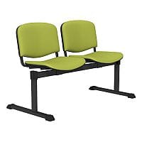 OI Series 2-Seater Bench With Vinyl Upholstered Seat Green L051