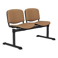 OI Series 2-Seater Bench With Vinyl Upholstered Seat Beige L080