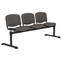 OI Series 3-Seater Bench With Vinyl Upholstered Seat Grey L011