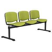 OI Series 3-Seater Bench With Vinyl Upholstered Seat Green L051