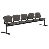 OI Series 5-Seater Bench With Vinyl Upholstered Seat Grey L011