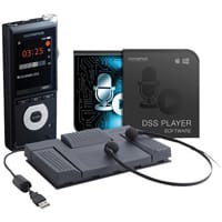 Olympus DS-2600 and AS-2400 Dictation and Transcription Starter Kit DS-2600+AS-2400