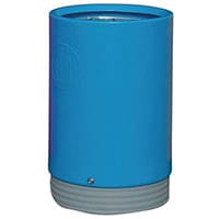 Outdoor Open Top Litter Bin 75 Litre Blue 321777 124503