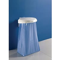 Plastic Round Lid For Smile Sackholder White 348031 Single Pack
