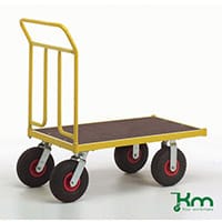 VFM Yellow Platform Truck Pneumatic Tyre 371754 400kg