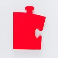 Puzzle Modular Acoustic Wall Panel 800x600mm Left Top Corner