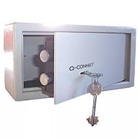 Q-Connect Key-Operated Safe 6 Litre Cream 150 x 200 x 200mm