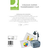 Q-Connect Colour Laser Copier OHP Transparency Film A4 Pack of 50 KF00533