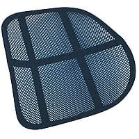 Q-Connect Mesh Back Support Black KF15413