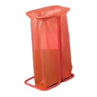 Stik Colour Coded Sackholder - Freestanding - Red - 90Litre - Open Top - H780xW290xD490mm