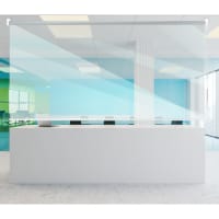 Rollerscreens - Transparent Made to Measure Screens Providing Protection Against Viruses