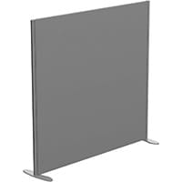 Sprint Eco Freestanding Screen Straight Top W1400xH1300mm Grey - With Stabilising Feet