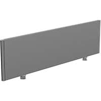 Sprint Eco Office Desk Screen Straight Top W1400xH380mm Grey
