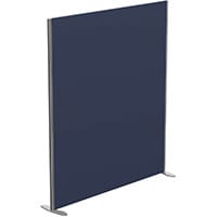 Sprint Eco Freestanding Screen Straight Top W1600xH1800mm Dark Blue - With Stabilising Feet