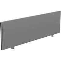 Sprint Eco Office Desk Screen Straight Top W1600xH480mm Grey