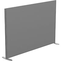 Sprint Eco Freestanding Screen Straight Top W1800xH1200mm Grey - With Stabilising Feet