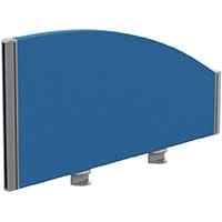 Sprint Eco Office Desk Screen Curved Top W800xH380-180mm Blue