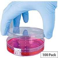 Shield Pack of 100 Disposable PowderFree Nitrile Gloves Blue Small 2 GD19