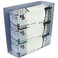 Shield Pack of 2 Triple Glove Dispenser Clear GE/TGD
