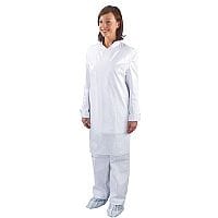 Shield White Disposable Aprons On a Roll Pack of 1000 (5 Rolls of 200 Aprons)