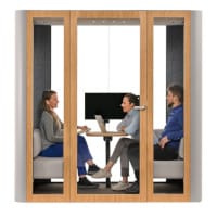 Space L Meeting Booth Up to 4 Persons Acoustic Office Meeting Booth Pod