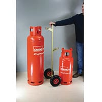Butane Propane Cylinder Trolley For 19Kg And 47Kg Cylinders Puncture Proof Wheels