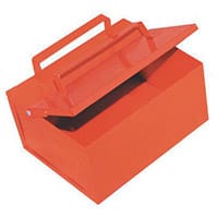 Steel Ash Collection Bin 4.5L with Closing Lid Single Pack