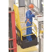 Access Safety Platforms Folding Safety Access Platform Height 1.88m Yellow