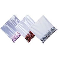 Plain Polythene Bags WxL 254 X305mm Lightweight Pack of 1000