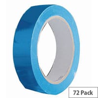 Vinyl Tape Bulk Pack 24mm Blue Pack of 72